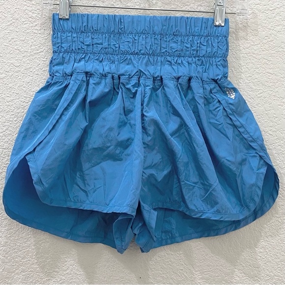 FREE PEOPLE Movement Blue The Way Home Shorts Size S - Picture 6 of 16